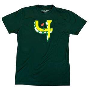 Dark Green Short Par 4 Crewneck Tshirt